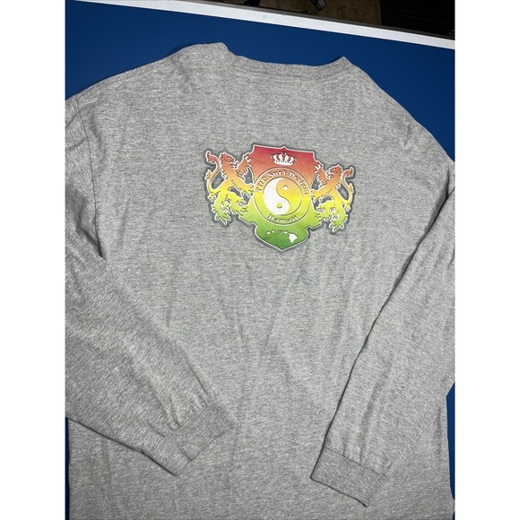 Vintage Surf Shirt Mens Large T&C Designs Town & Country Yin Yang 90s Y2K Hawaii - Picture 1 of 7